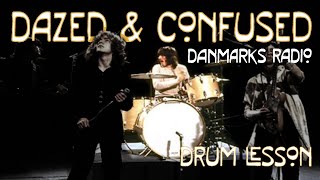 John Bonham Drum Lesson: Dazed &amp; Confused (Danmarks Radio).