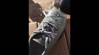 Allbirds Merino Wool Shoe Water Test