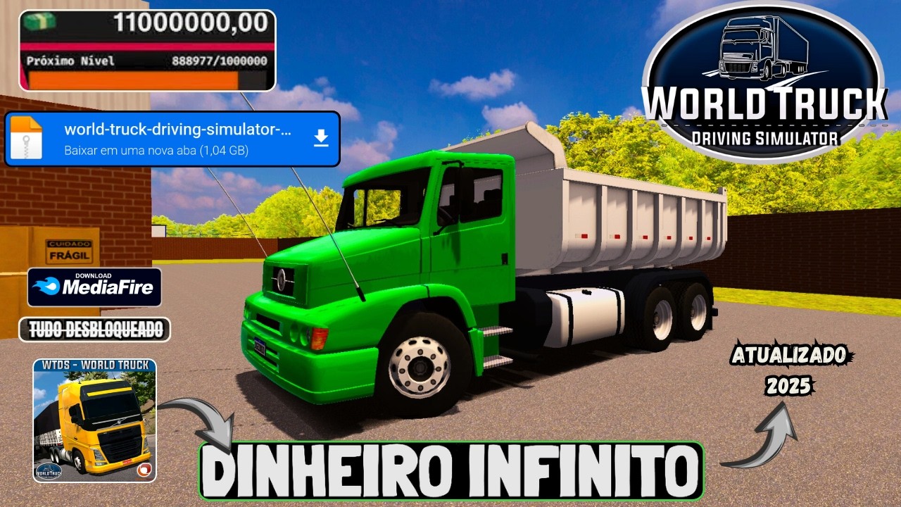 World Truck Driving Simulator: mod dinheiro infinito - Wtds mod apk ...