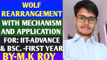 #WOLF REARRANGEMENT👍 WITH #MECHANISM AND #APPLICATION | #ORGANIC #CHEMISTRY