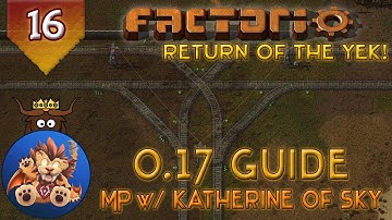 Factorio - 0.17 Guide w/KoS - Secret Project Continues - MOAR Railroads! - EP16