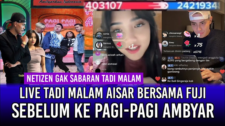 Live Aisar Khaled Bersama Fuji! Sebelum Berangkat Ke Pagi-pagi Ambyar!