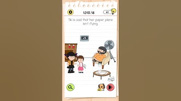 Tiki is sad😰😰#braintest4 #level58 #shorts #viralvideo  #iqtest #gaming #trickygame #iqquiz