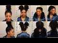 6 Low Tension Mini Twist Styles in UNDER 10 MINUTES ! | Protective Styles