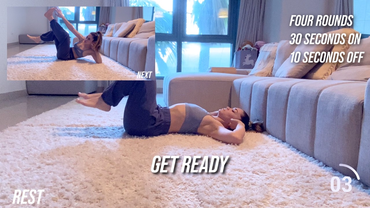 10 Min DAILY ABS BURN At Home (No Equipment) - YouTube