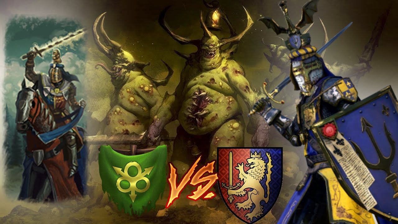 The Grail Guardians RIDE! Bretonnia vs Nurgle - Total War Warhammer 3