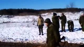 Война на Украине Как ложиться под танк Учения ВСУ Under the tank Ukrainian militia Ukraine War