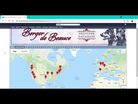 Berger de Beauce Pedigree Database: Database Features