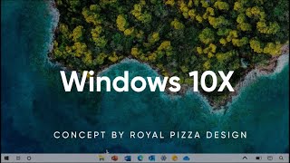 4K Windows 10X Concept