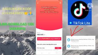 CARA MENDAPATKAN KOIN TIK TOK LITE TERCEPAT 2021???