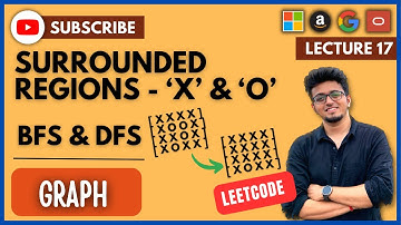 🚀 Graph Tutorial 17: Surrounded Regions | Replace O