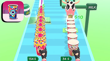 Coffee Stack ​- All Levels Gameplay Android,ios (Levels 338-339)