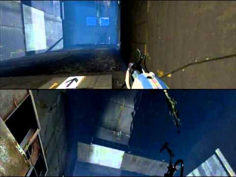 Portal 2 - COOP/Split Screen - Test Chamber 3 - 3 - YouTube