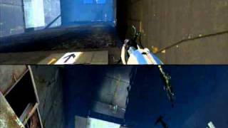 Portal 2 - COOP/Split Screen - Test Chamber 3 - 3