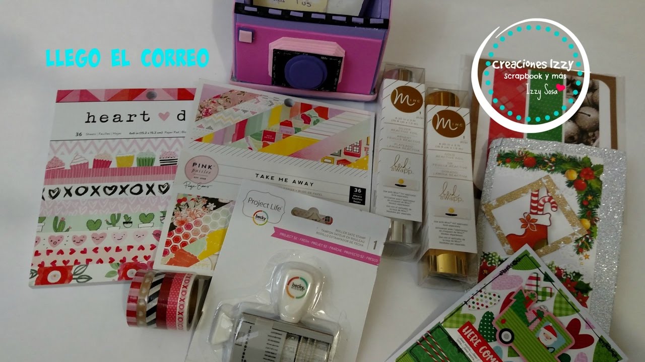 Happy Mail Diciembre... Llego el correo !!!! * Creaciones Izzy manualidades raudales