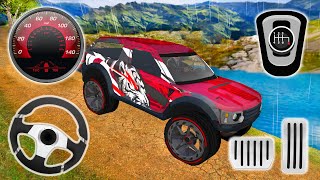 Offroad Powerful Jeep Extreme Driving Game on Mountains & Bumpy Tracks 2021 - Android Gameplay screenshot 2