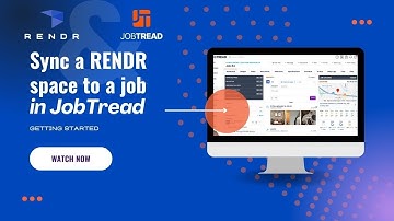 Syncing RENDR spaces in JobTread