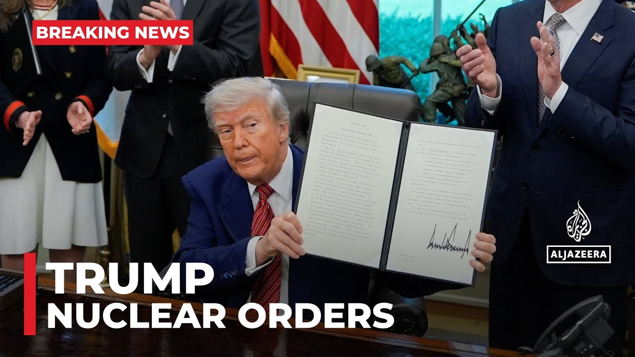 ترامب يوقع أولى أوامر الطاقة النووية