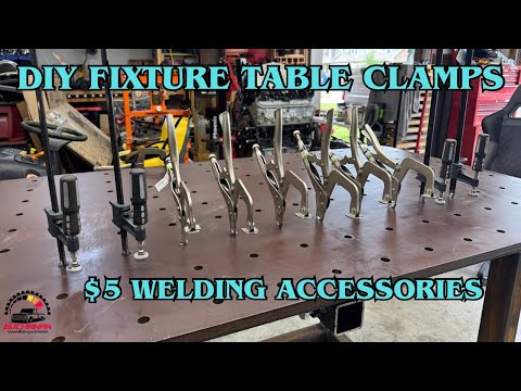 BUILD YOUR OWN CLAMPS - Fixture Table Accessories - Cheaper Than Buying Them