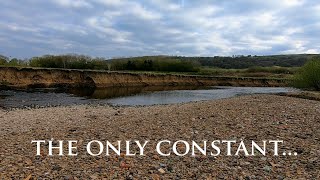 All Terrain Mudlarking. Mapping changes on the edges of the big bottle dumpsite.