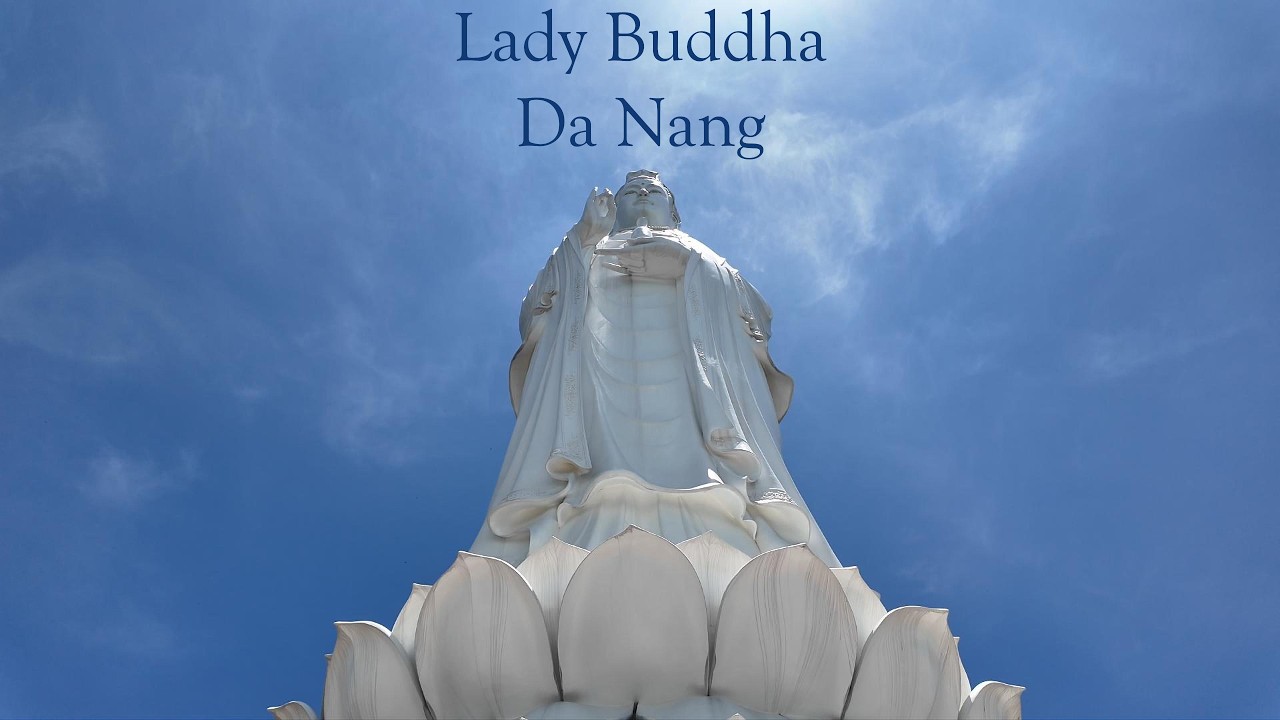 Motorbike Ride & Walk | Lady Buddha | Da Nang, Vietnam | 4K