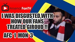 I Was Disgusted With How Our Fans Treated Giroud - Arsenal 1 As Monaco 3