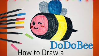Learn How To Draw And Color Dodobee Dodobee Coloring Pages Learning Colors Nursery Rhymes