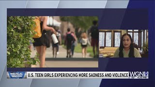 CDC survey shows teen girls experiencing more sadness, violence than ever before