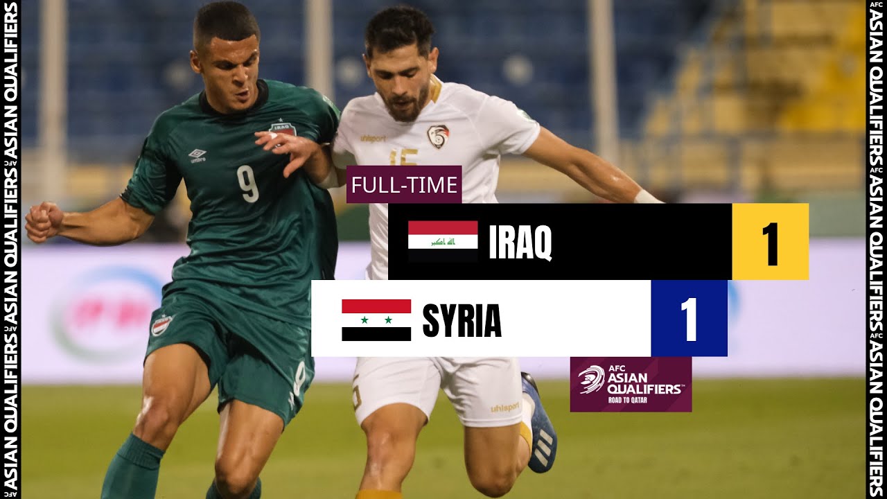 #AsianQualifiers – Group A | Iraq 1 – 1 Syria