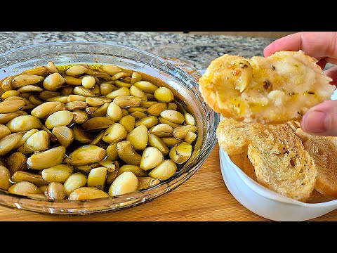 CONSERVA DE ALHO ASSADO um SABOR INCRÍVEL e muito SAUDÁVEL 