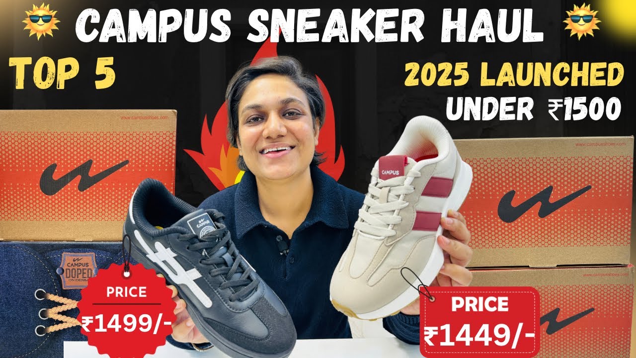 🔥 5 Best Budget Campus Shoes/Sneakers Under 1500 🔥 Campus Shoes Haul Review 2025 | New Launched shoe