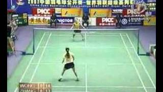 2007 China Open - WS Semis - Wong M C vs Zhang N - (2/5) screenshot 4