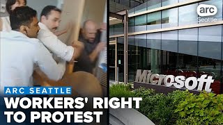 What rights do employees have to protest at their workplace? Business expert weighs in