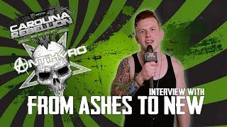 Interview with Danny Case of FROM ASHES TO NEW at Carolina Rebellion 2018
