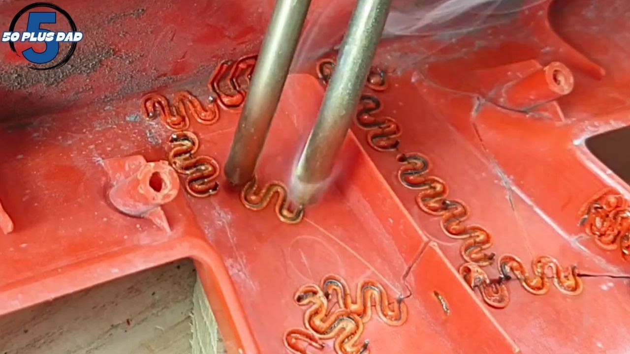 SAVE MONEY!! Fix Cracked Plastic Parts With Staples!