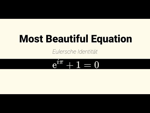 Most Beautiful Equation