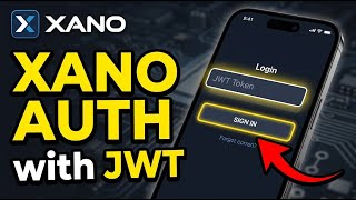 How to setup Xano API authentication with JWT for your app - Detailed Guide
