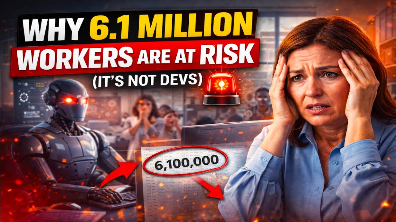 The "Kill Zone": Why 6.1 Million Workers Are at Risk (It's Not Devs) 🚨