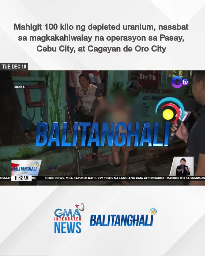 Mahigit 100 kilo ng depleted uranium, nasabat sa magkakahiwalay na operasyon... | Balitanghali