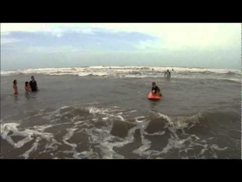 Surfing on South Padre Island on Friday, July 1, 2...