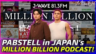 SB19 PABLO and STELL appears on JAPAN's J-WAVE MILLION BILLION PODCAST hosted by BE:FIRST! 