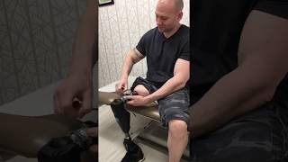 Osseointegration Limb Replacement Patient Jesse Levine | HSS screenshot 2