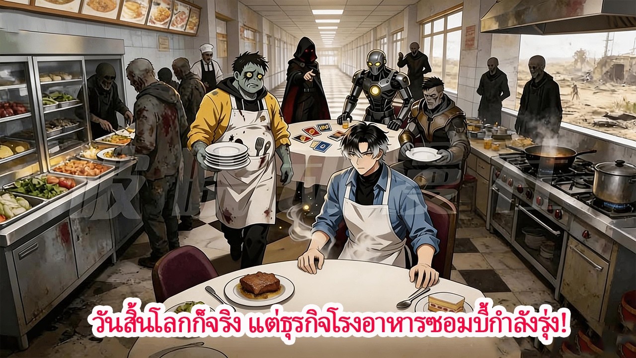 จากโลกซอมบี้สู่เจ้าของโรงอาหาร! ชายหนุ่มใช้ทรัพยากรไม่จำกัด สร้างร้านอาหารที่ซอมบี้ทั้งเมืองต้องมา
