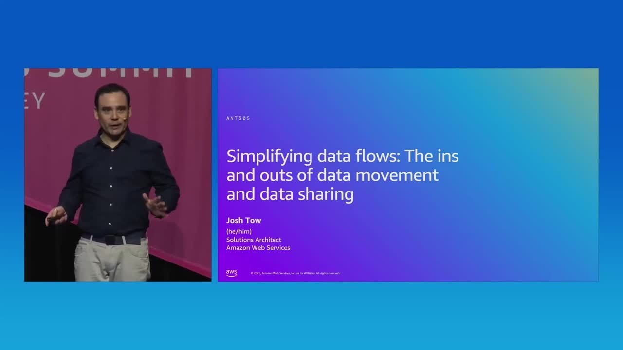 AWS Summit Sydney 2025: Simplifying data flows