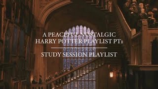 A productive study session featuring a peaceful, nostalgic & heartfelt harry potter playlist pt.1