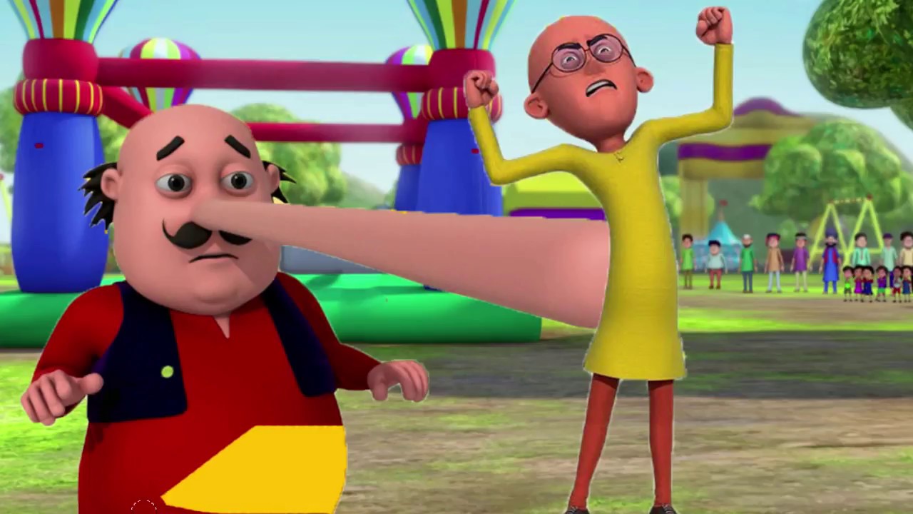 Motu Patlu Wrong Nose GIANT Wow Kids Motu Patlu Coloring in Hindi 3D  Animation Kids Cartoon - YouTube