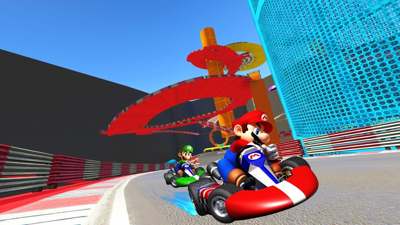 CRAZY MARIO KART GTA 5 YouTube