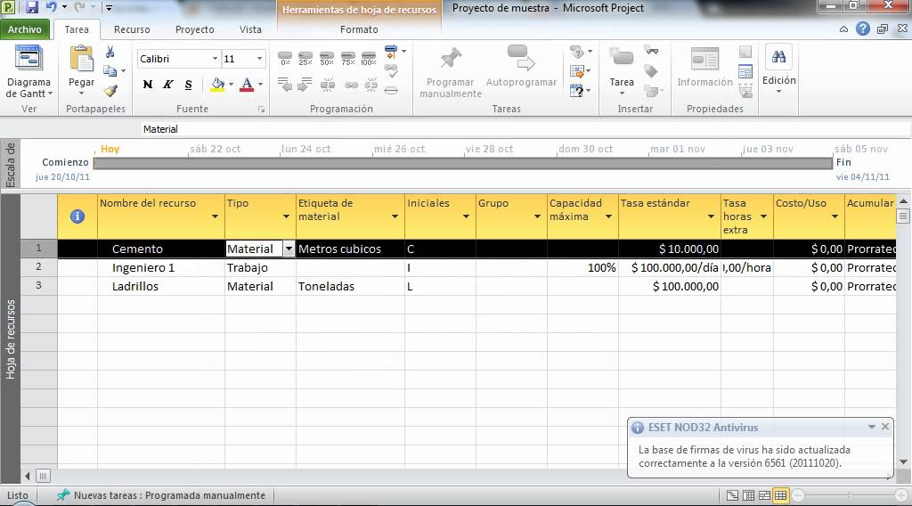 Gestion de costos project - YouTube
