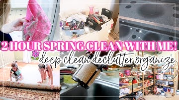 SPRING CLEAN WITH ME 2022 MARATHON! DEEP CLEAN DECLUTTER ORGANIZE! EXTREME CLEANING MOTIVATION