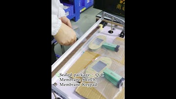Sealed package#Membrane Switch #silicone rubber keypad #Membrane Keypad